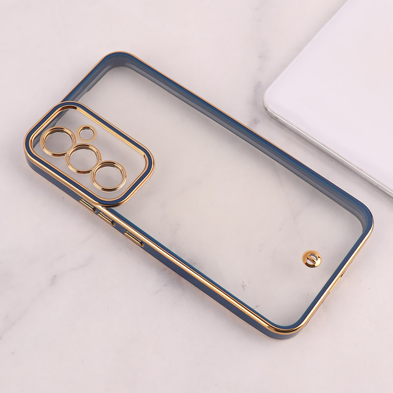 قاب ژله ای سامسونگ Galaxy A54 دور رنگی محافظ لنزدار