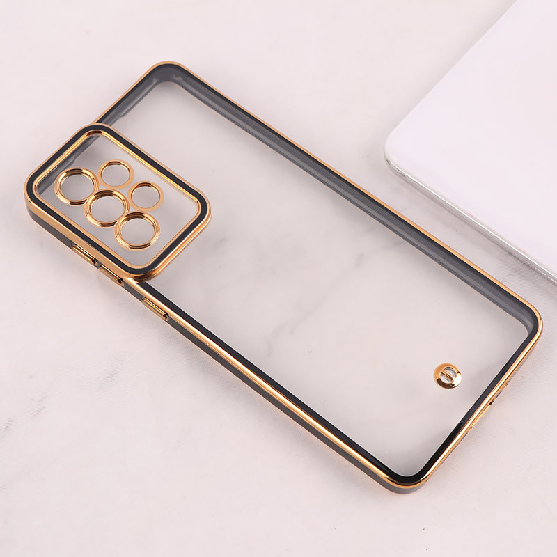قاب ژله ای سامسونگ Galaxy A73 دور رنگی محافظ لنزدار