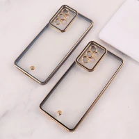 قاب ژله ای سامسونگ Galaxy A73 دور رنگی محافظ لنزدار