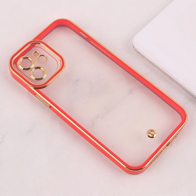 قاب ژله ای دور رنگی محافظ لنزدار iPhone 12