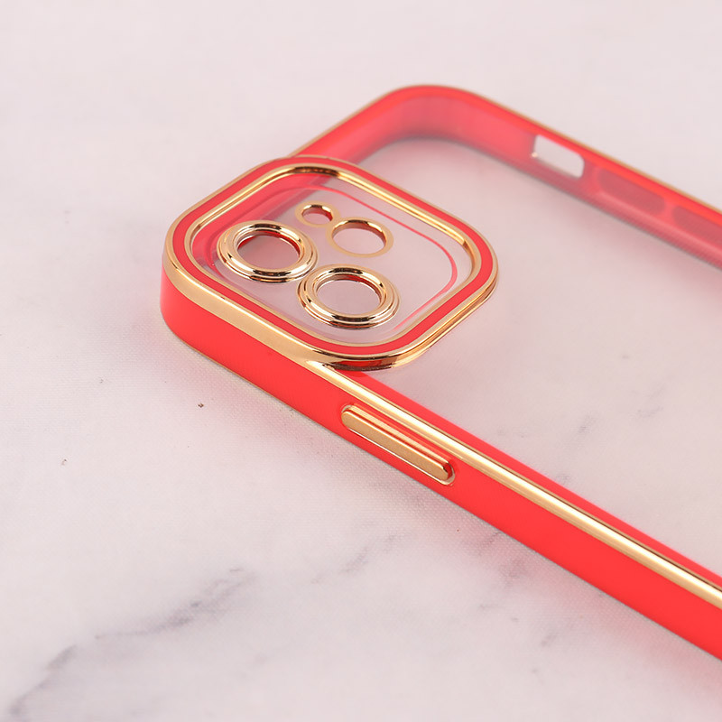 قاب ژله ای دور رنگی محافظ لنزدار iPhone 12