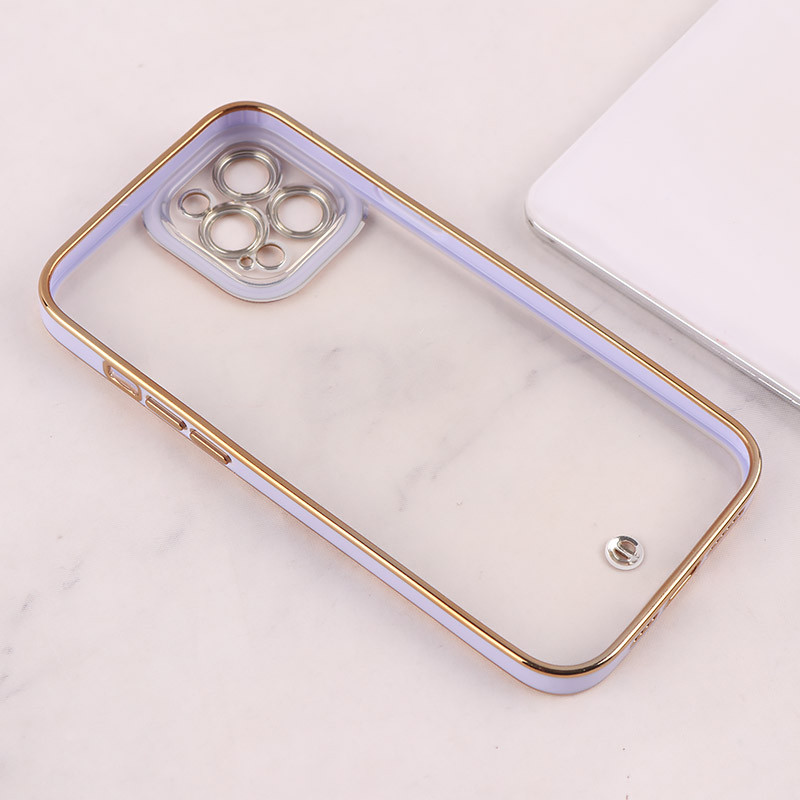 قاب ژله ای دور رنگی محافظ لنزدار iPhone 12 Pro Max