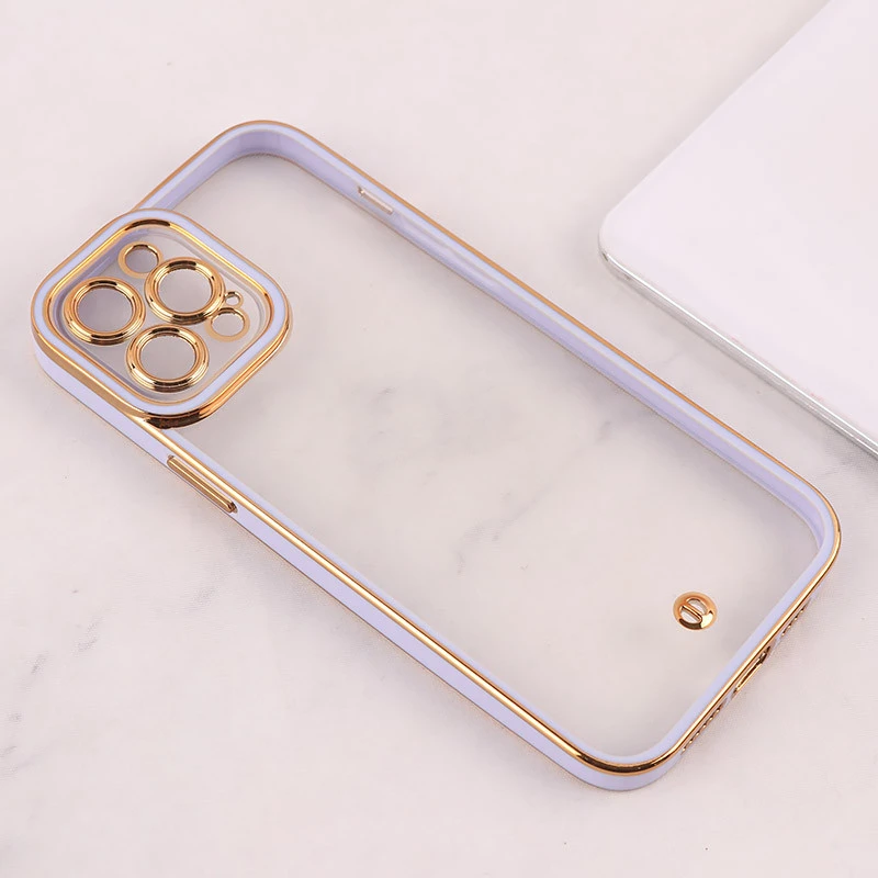 قاب ژله ای دور رنگی محافظ لنزدار iPhone 12 Pro Max