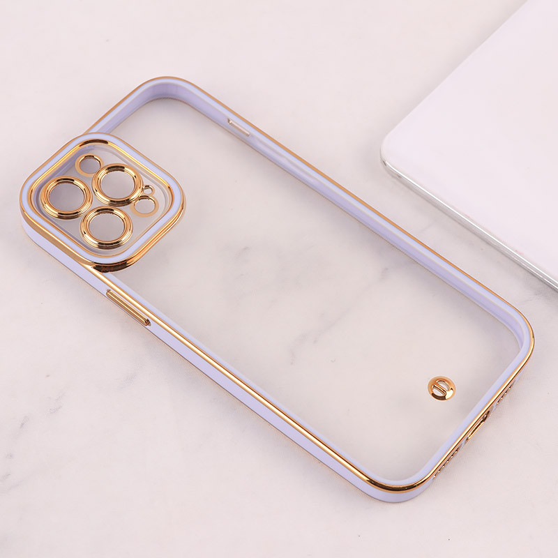 قاب ژله ای دور رنگی محافظ لنزدار iPhone 12 Pro Max