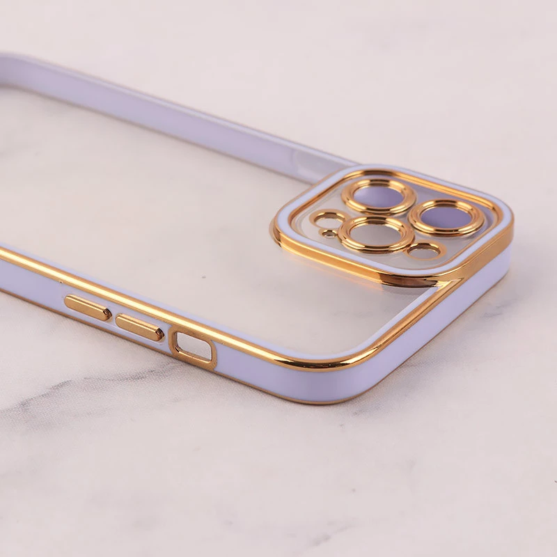 قاب ژله ای دور رنگی محافظ لنزدار iPhone 12 Pro Max