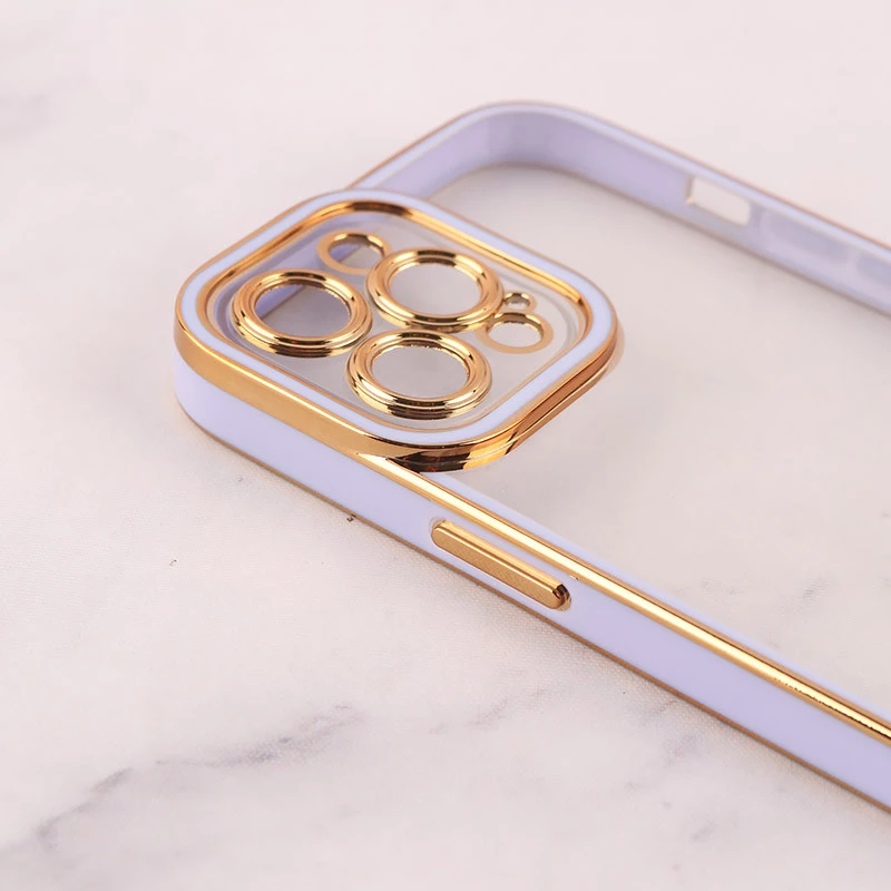 قاب ژله ای دور رنگی محافظ لنزدار iPhone 12 Pro Max