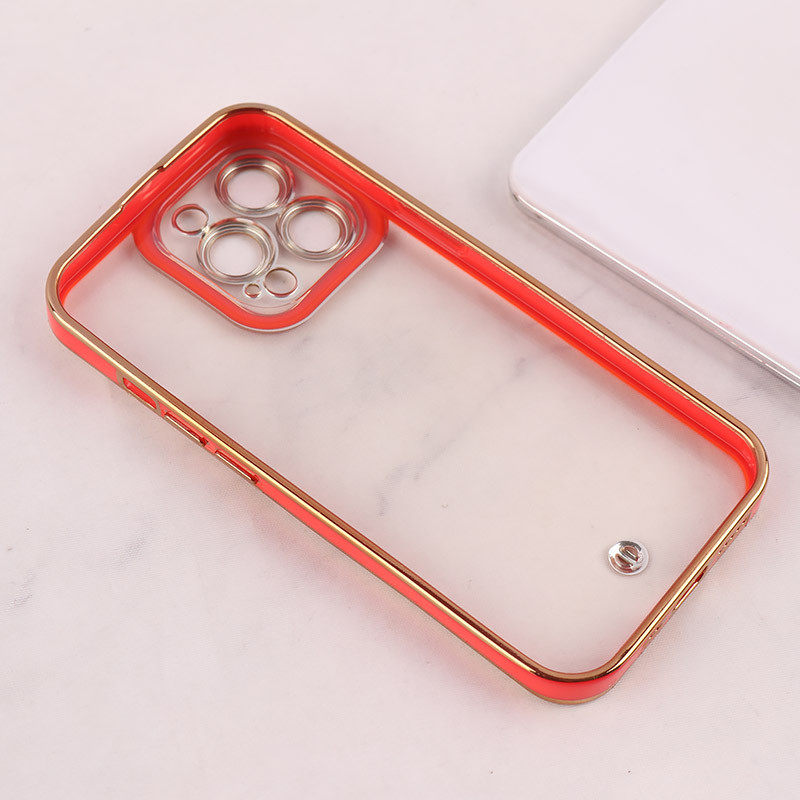 قاب ژله ای دور رنگی محافظ لنزدار iPhone 13 Pro