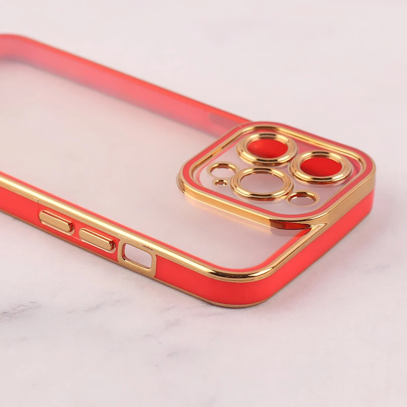 قاب ژله ای دور رنگی محافظ لنزدار iPhone 13 Pro