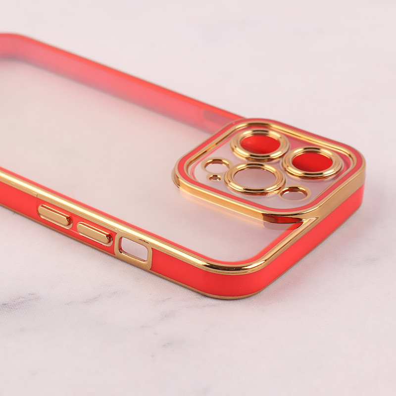 قاب ژله ای دور رنگی محافظ لنزدار iPhone 13 Pro