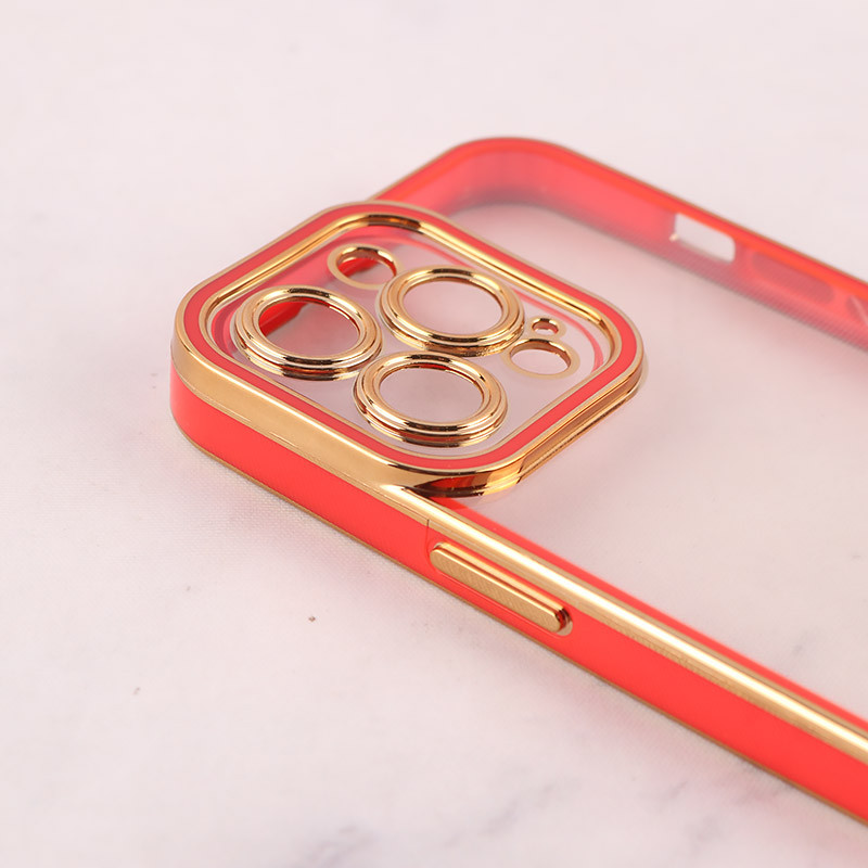 قاب ژله ای دور رنگی محافظ لنزدار iPhone 13 Pro