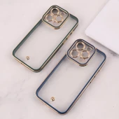 قاب Space آیفون iPhone 15 Pro دور رنگی محافظ لنزدار