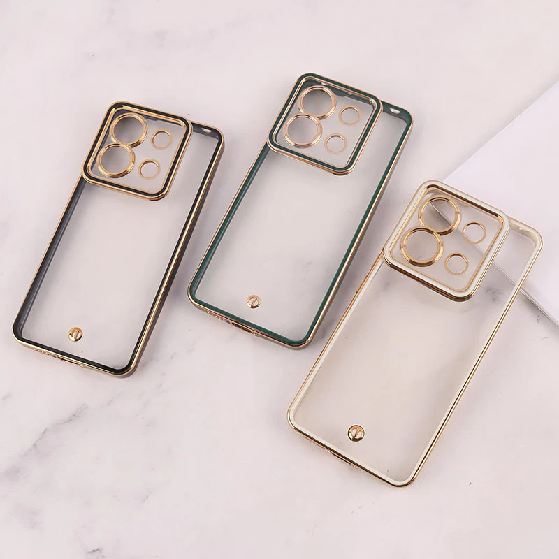 قاب ژله ای شیائومی Redmi Note 13 Pro 5G دور رنگی محافظ لنزدار