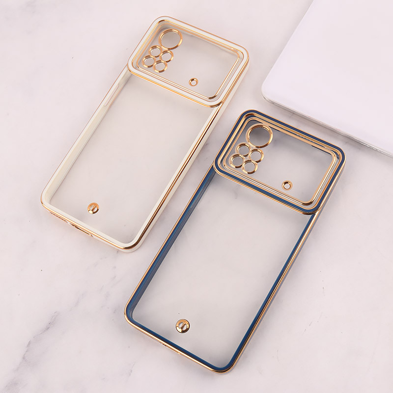 قاب ژله ای شیائومی Poco X4 Pro 5G دور رنگی محافظ لنزدار