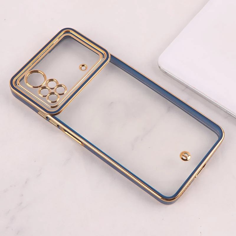 قاب ژله ای شیائومی Poco X4 Pro 5G دور رنگی محافظ لنزدار