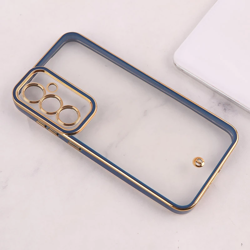قاب ژله ای سامسونگ Galaxy S23 FE 5G دور رنگی محافظ لنزدار