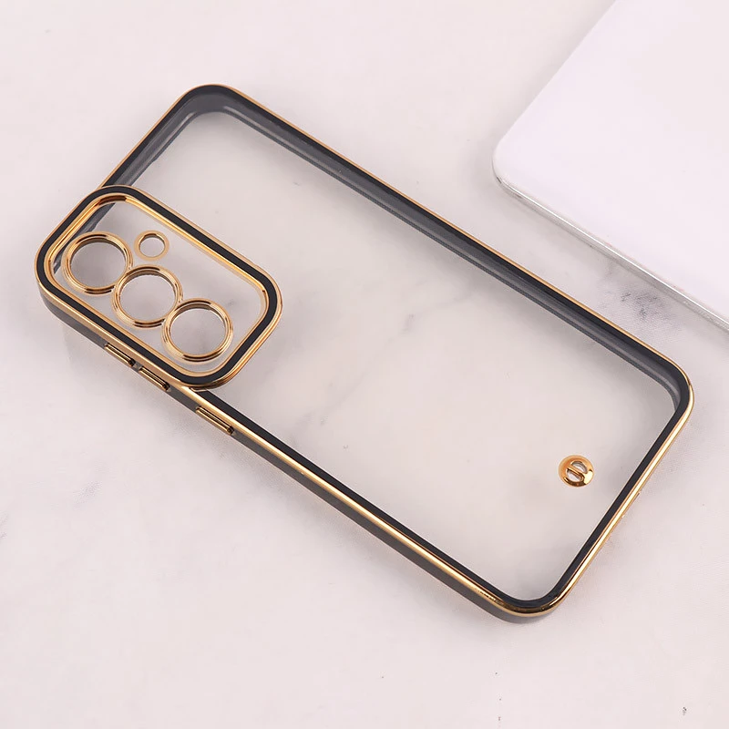 قاب ژله ای سامسونگ Galaxy S23 FE 5G دور رنگی محافظ لنزدار