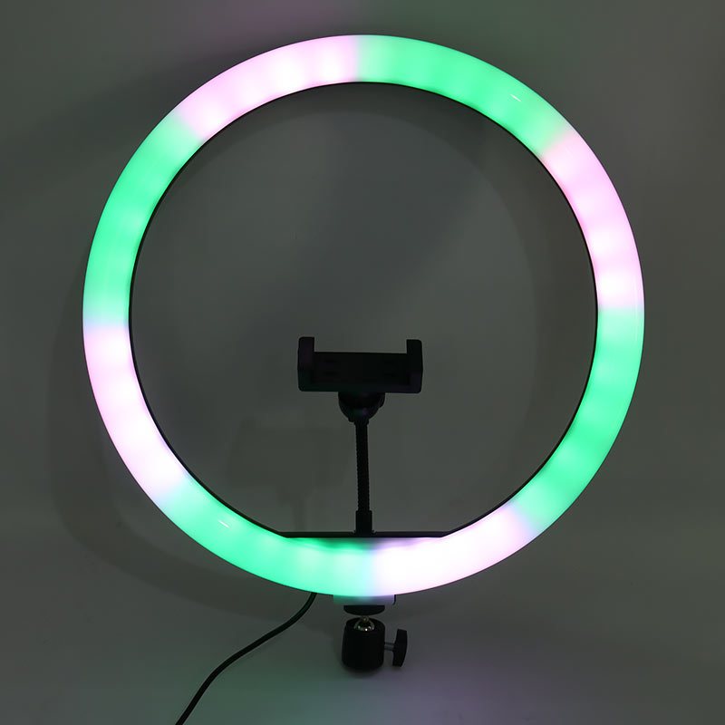 رینگ لایت 14 اینچ RGB LED MJ36