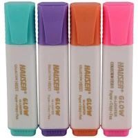 ماژیک هایلایت پاستلی هایزر Hauser Glow H6001 بسته 4 عددی