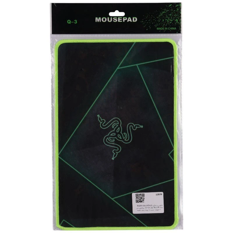 پد موس گیمینگ Q-3 31*20cm طرح Razer Goliathus کد 2