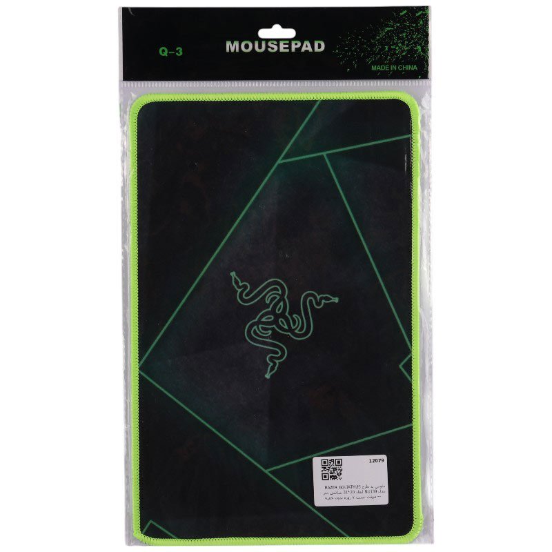 پد موس گیمینگ Q-3 31*20cm طرح Razer Goliathus کد 2