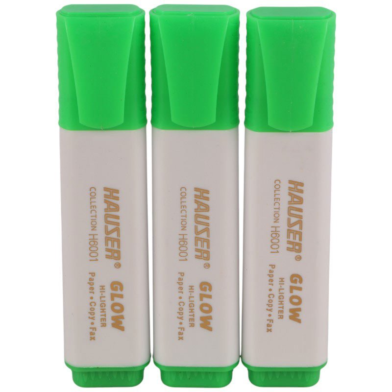 ماژیک هایلایت هایزر&nbsp;Hauser&nbsp;Glow&nbsp;H6001&nbsp;بسته 10 عددی