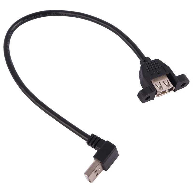 کابل کوتاه افزایش طول P-net USB 30cm&nbsp;یکسر L