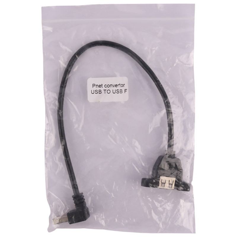 کابل کوتاه افزایش طول P-net USB 30cm&nbsp;یکسر L