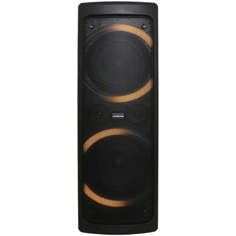 اسپیکر چمدانی بلوتوثی کینگ استار KBS555 + میکروفون و ریموت کنترل