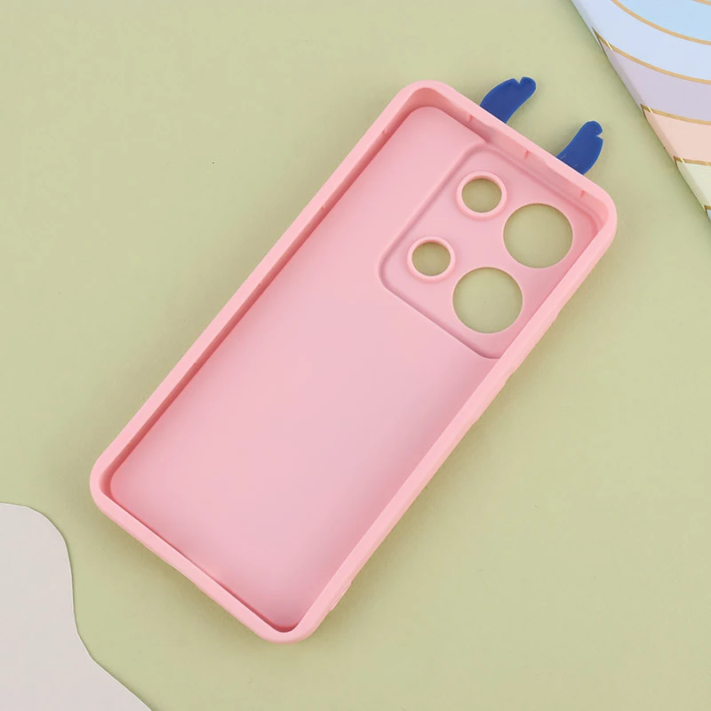 قاب سولید شیائومی Redmi Note 13 Pro 4G عروسکی گوش دار محافظ لنزدار