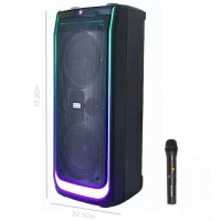اسپیکر چمدانی بلوتوثی کینگ استار KBS560 + میکروفون و ریموت کنترل