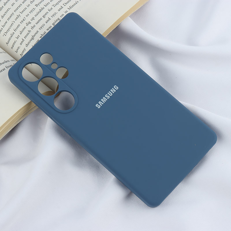 قاب سیلیکونی اصلی زیربسته سامسونگ Galaxy S25 Ultra محافظ لنزدار