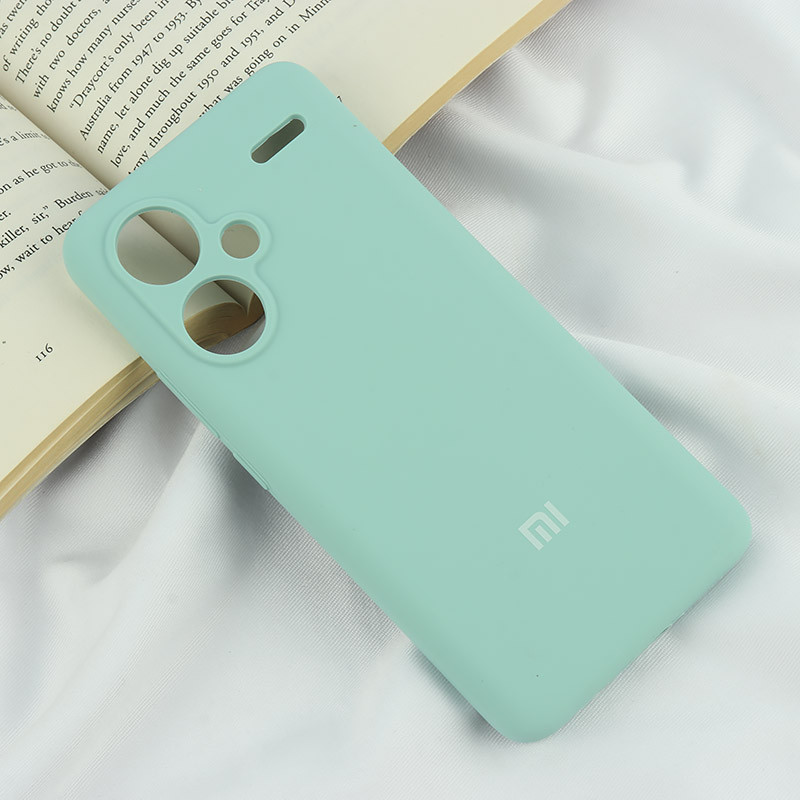 قاب سیلیکونی اصلی زیربسته شیائومی Redmi Note 13 Pro Plus محافظ لنزدار