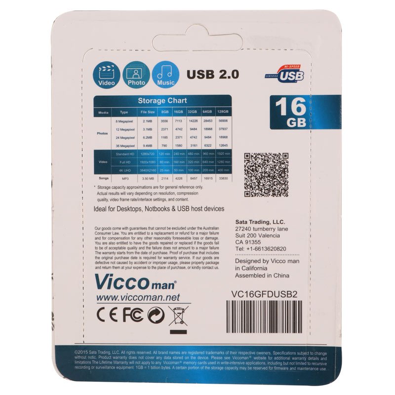 فلش 16 گیگ ویکومن Vicco Man VC244S