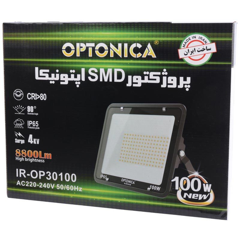 پروژکتور اس ام دی 100 وات اپتونیکا IR-OP30100