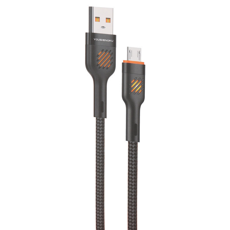 کابل میکرو یو اس بی فست شارژ YOU SHENQ KU K-65 5A 1m