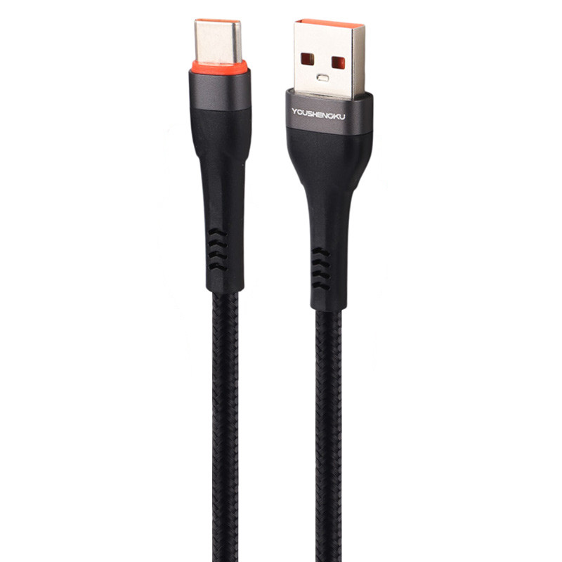 کابل تایپ سی فست شارژ YOU SHENQ KU K-76 6A 1m