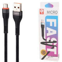 کابل میکرو یو اس بی فست شارژ YOU SHENQ KU K-76 6A 1m