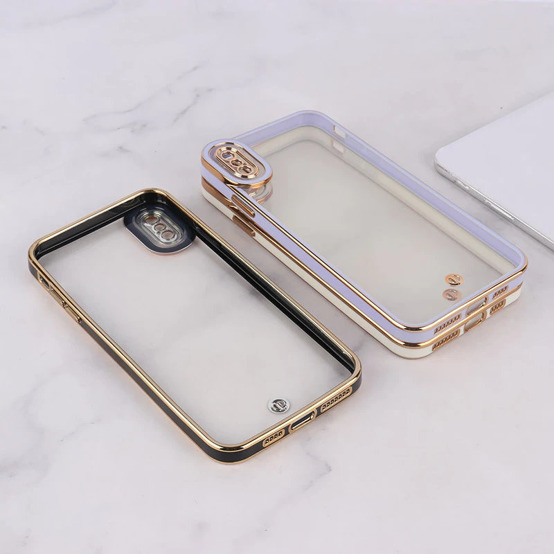 قاب Space آیفون XS Max دور رنگی محافظ لنزدار