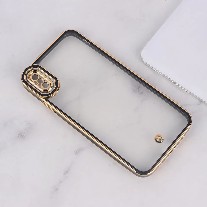 قاب Space آیفون XS Max دور رنگی محافظ لنزدار