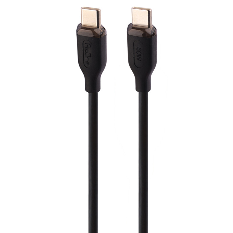 کابل تبدیل فست شارژ ProOne PCC121 Type-C to Type-C PD 60W 1M