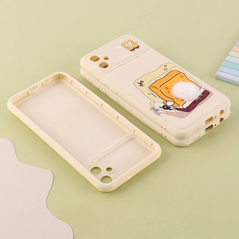 قاب ژله ای سامسونگ Galaxy A05 دم پشمالو محافظ لنزدار