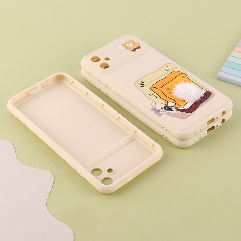 قاب ژله ای سامسونگ Galaxy A05 دم پشمالو محافظ لنزدار