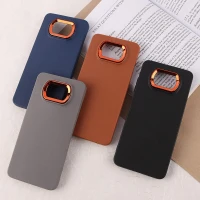 قاب چرمی ژله ای شیائومی Poco X3 / X3 NFC / X3 Pro دور محافظ متال