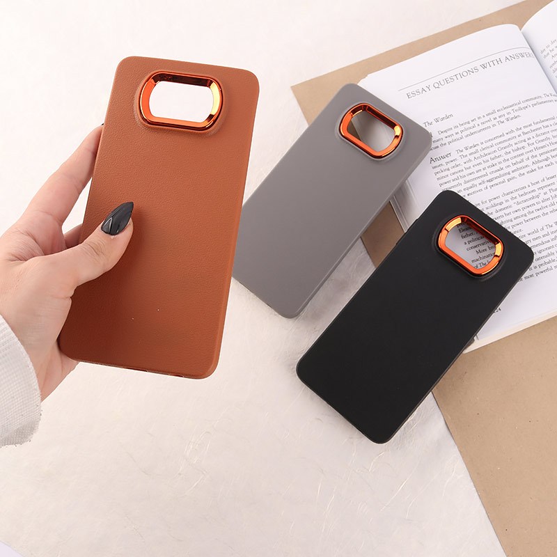 قاب چرمی ژله ای شیائومی Poco X3 / X3 NFC / X3 Pro دور محافظ متال