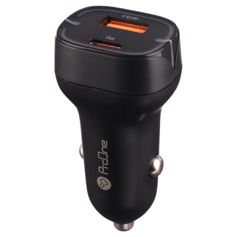شارژر فندکی فست شارژ ProOne PCG22 PD QC3.0 3A 20W