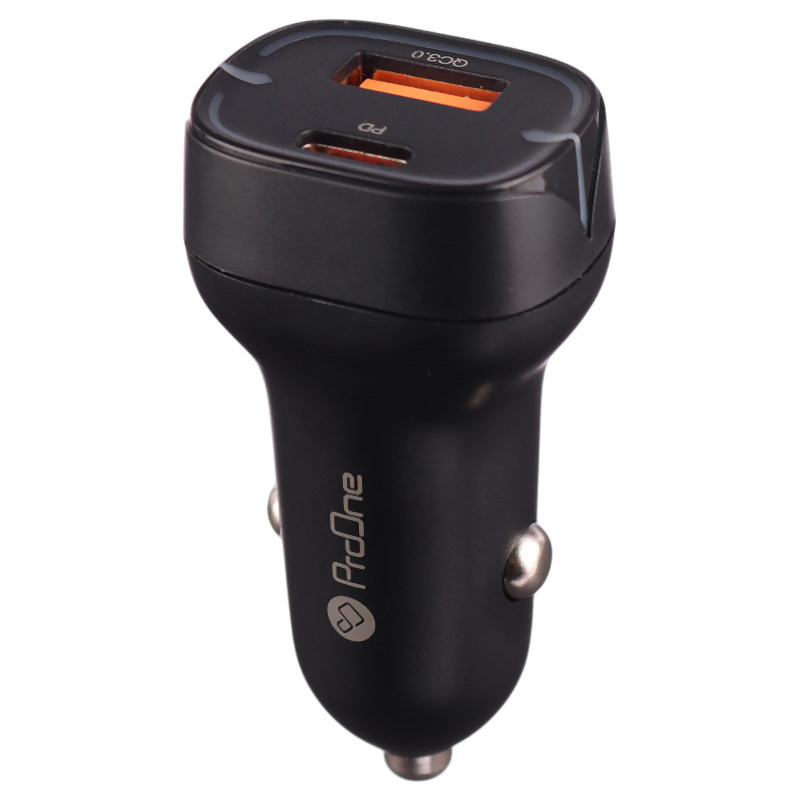 شارژر فندکی فست شارژ ProOne PCG22 PD QC3.0 3A 20W