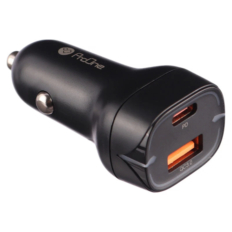 شارژر فندکی فست شارژ ProOne PCG22 PD QC3.0 3A 20W
