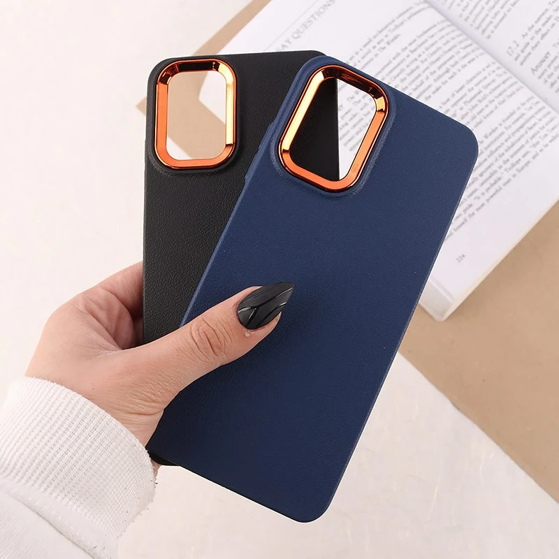 قاب چرمی ژله ای شیائومی Redmi Note 10 4G / 10s دور محافظ متال