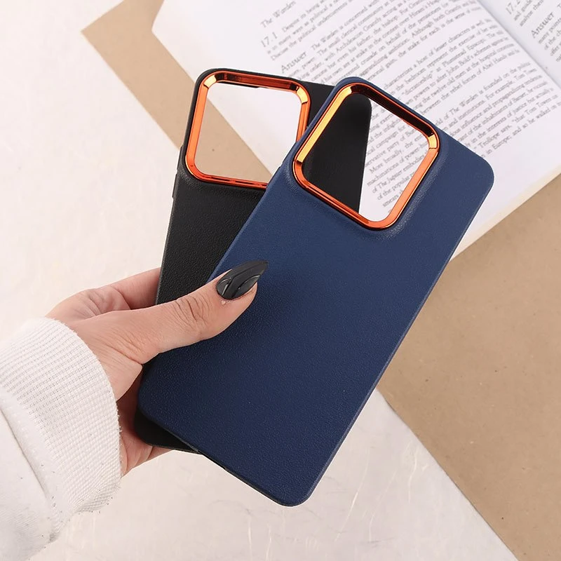 قاب چرمی ژله ای شیائومی Redmi Note 13 4G دور محافظ متال
