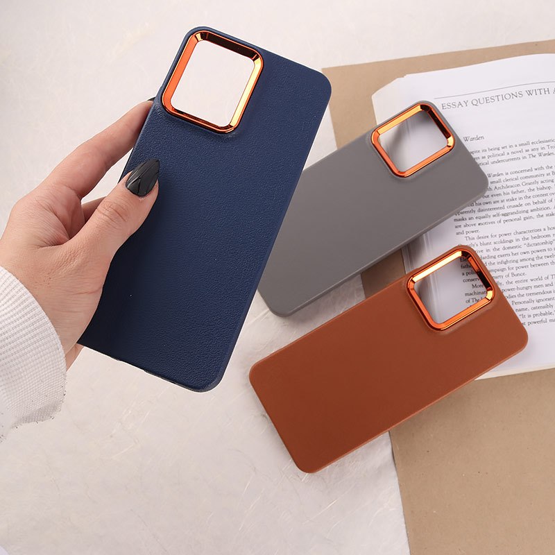 قاب چرمی ژله ای شیائومی Redmi Note 12 4G دور محافظ متال